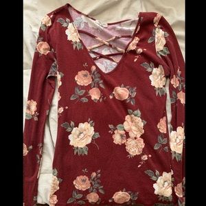 Flowered long sleeve